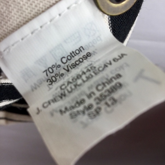 J. Crew Villa Dress In Black And White Stripe - Picture 8 of 8